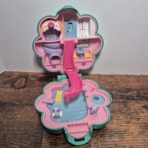 Vintage 1990 Polly Pocket Water Fun Park Bluebird Toys Compact Play Set Only